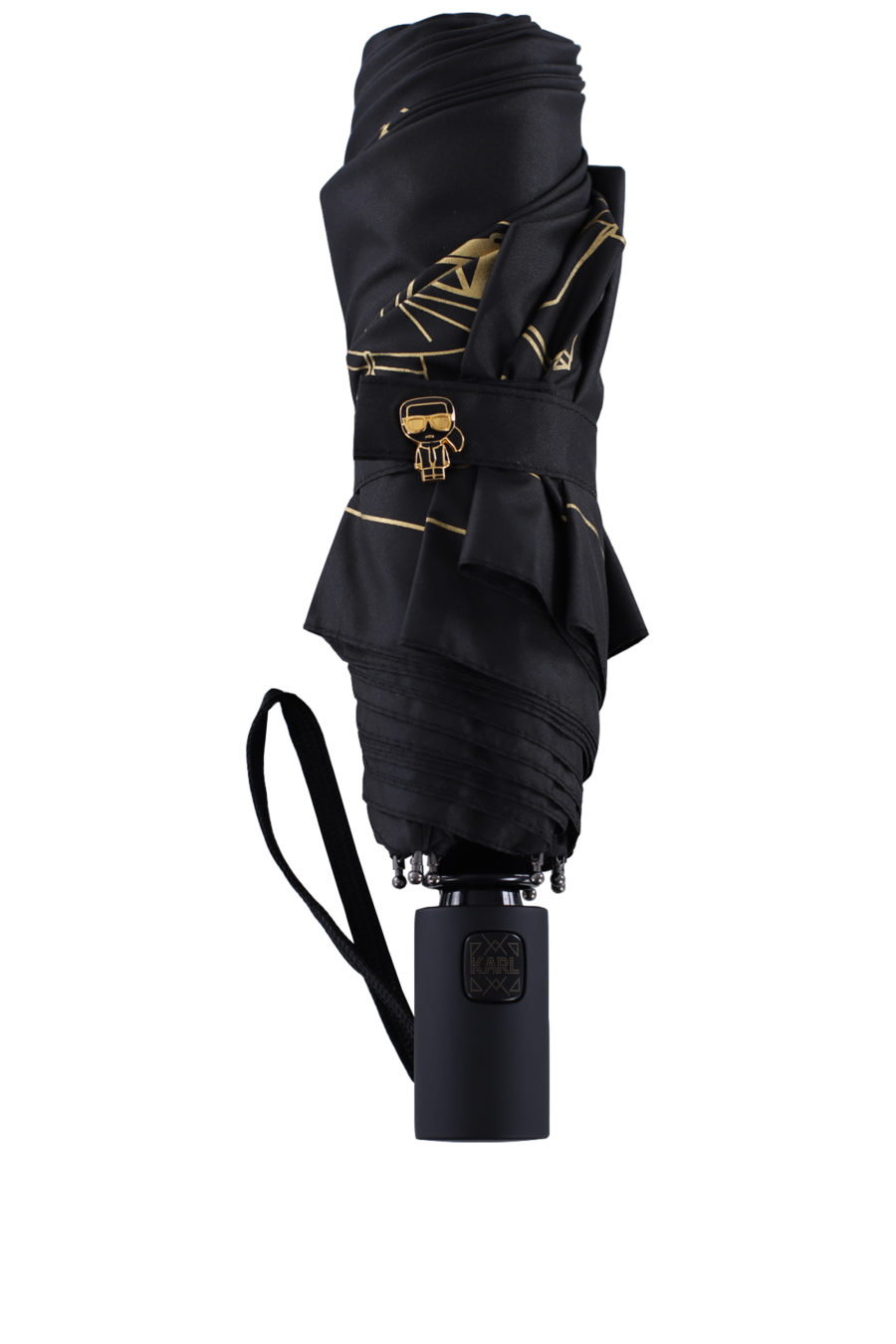 Paraguas color negro con logotipo "Karl" - IMG 0112