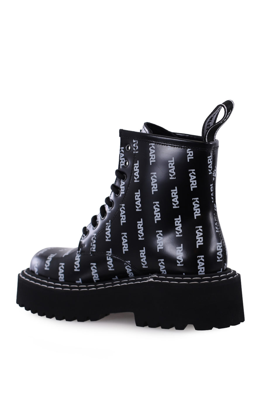 Black ankle boots with multiple logo - IMG 0180