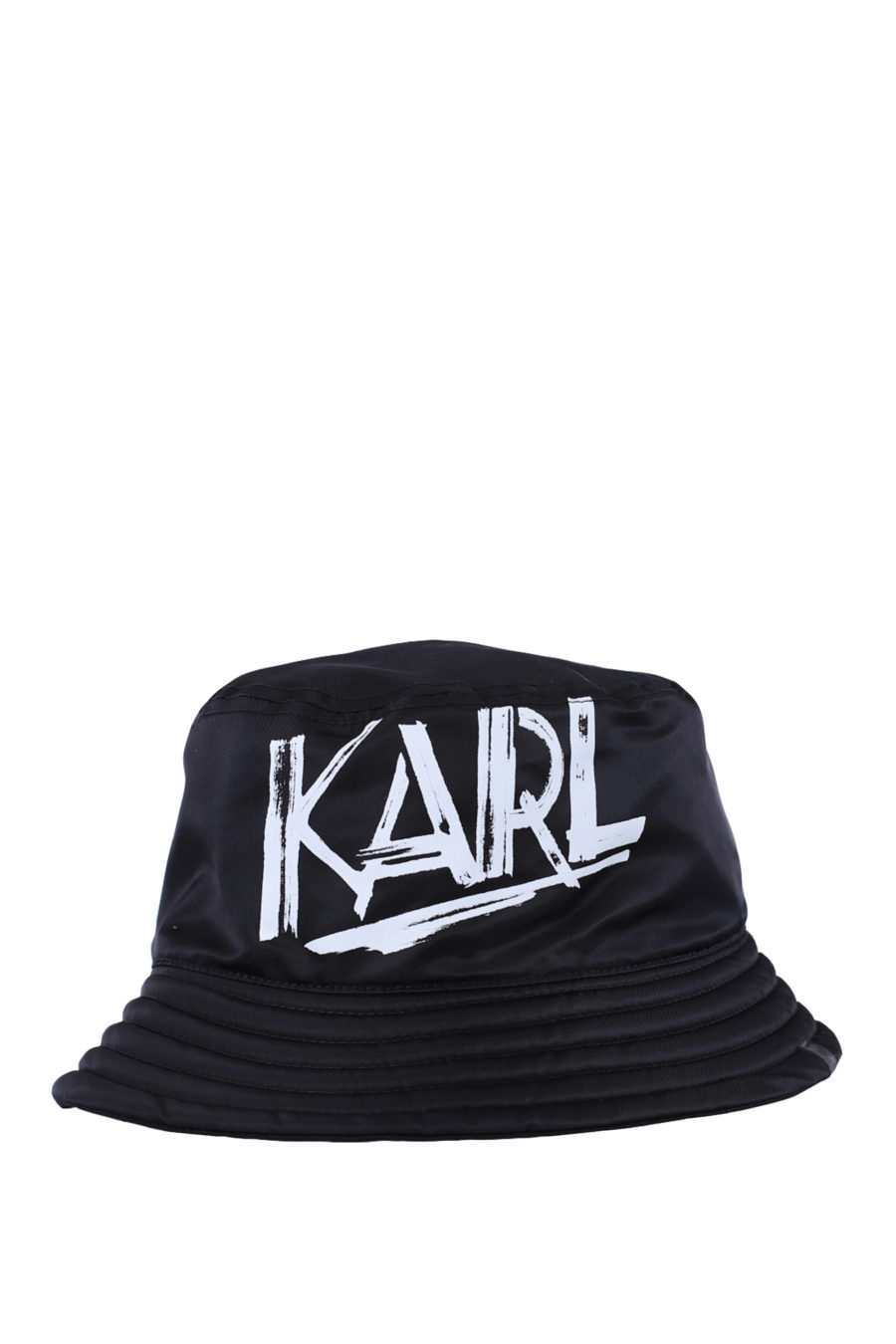 Sombrero de pescador negro reversible con logo blanco - IMG 0340