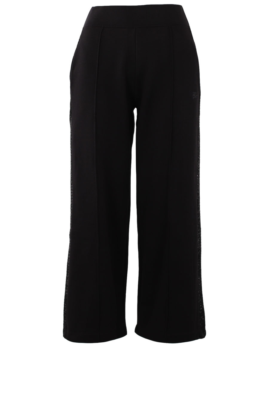 Pantalón negro con cinta de bouclé - IMG 0373