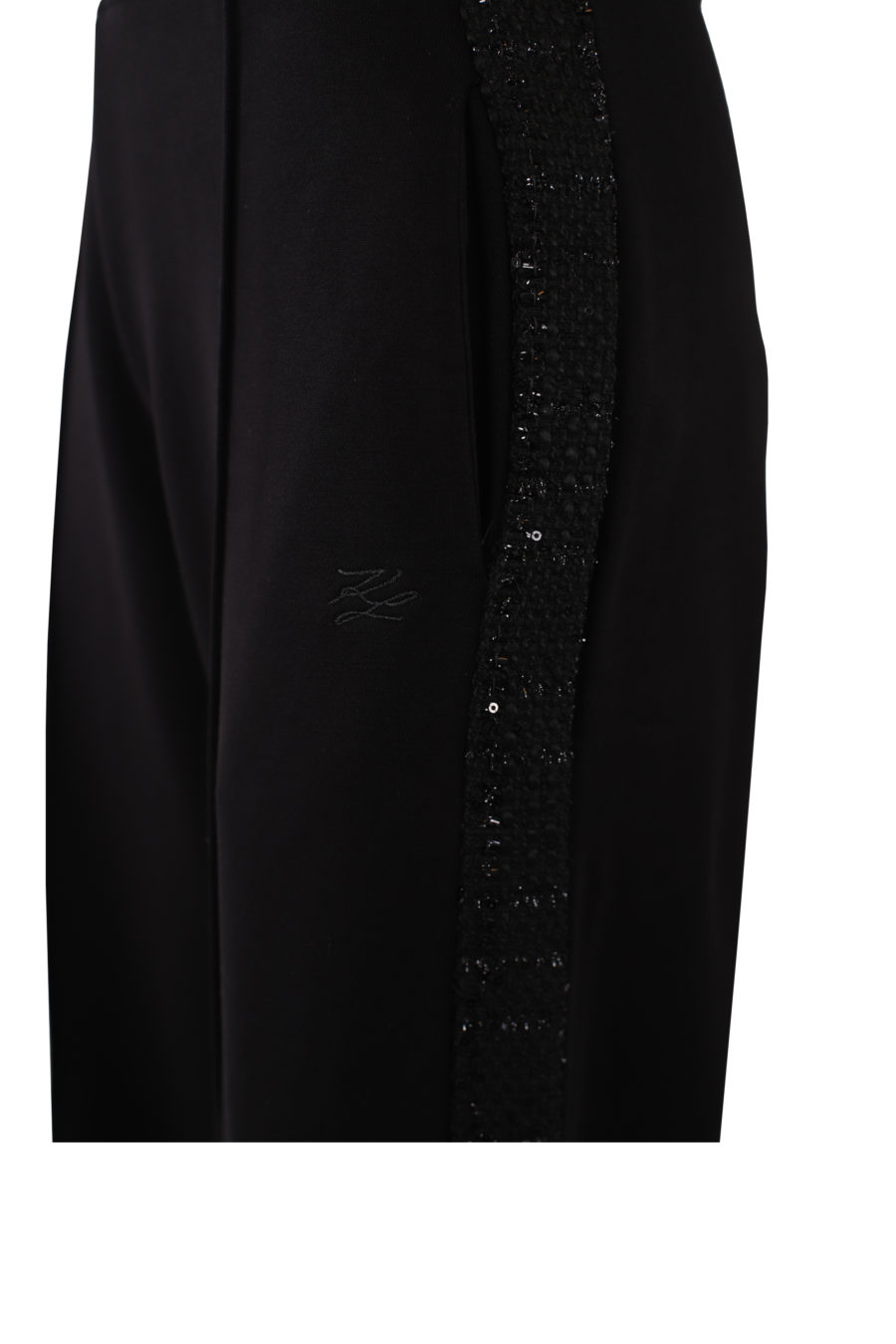 Pantalon noir avec ruban bouclé - IMG 0377