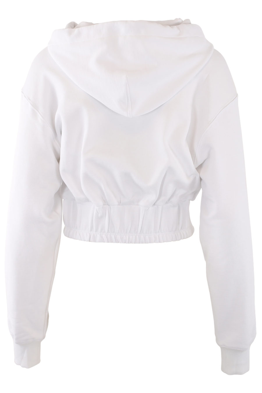 Sudadera blanca con capucha y logo blanco - IMG 0425