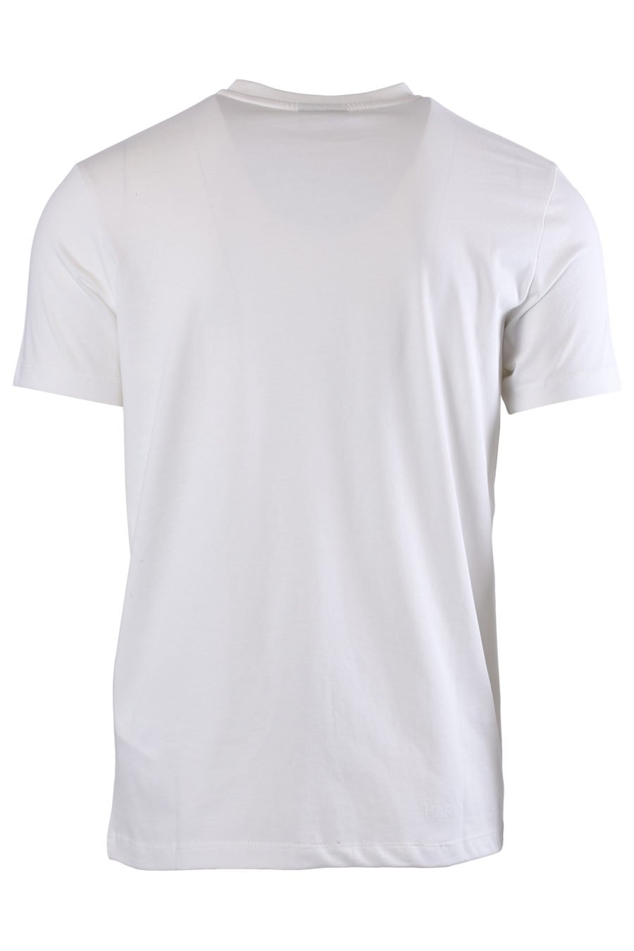 Camiseta blanca con logotipo lateral en relieve - IMG 0585