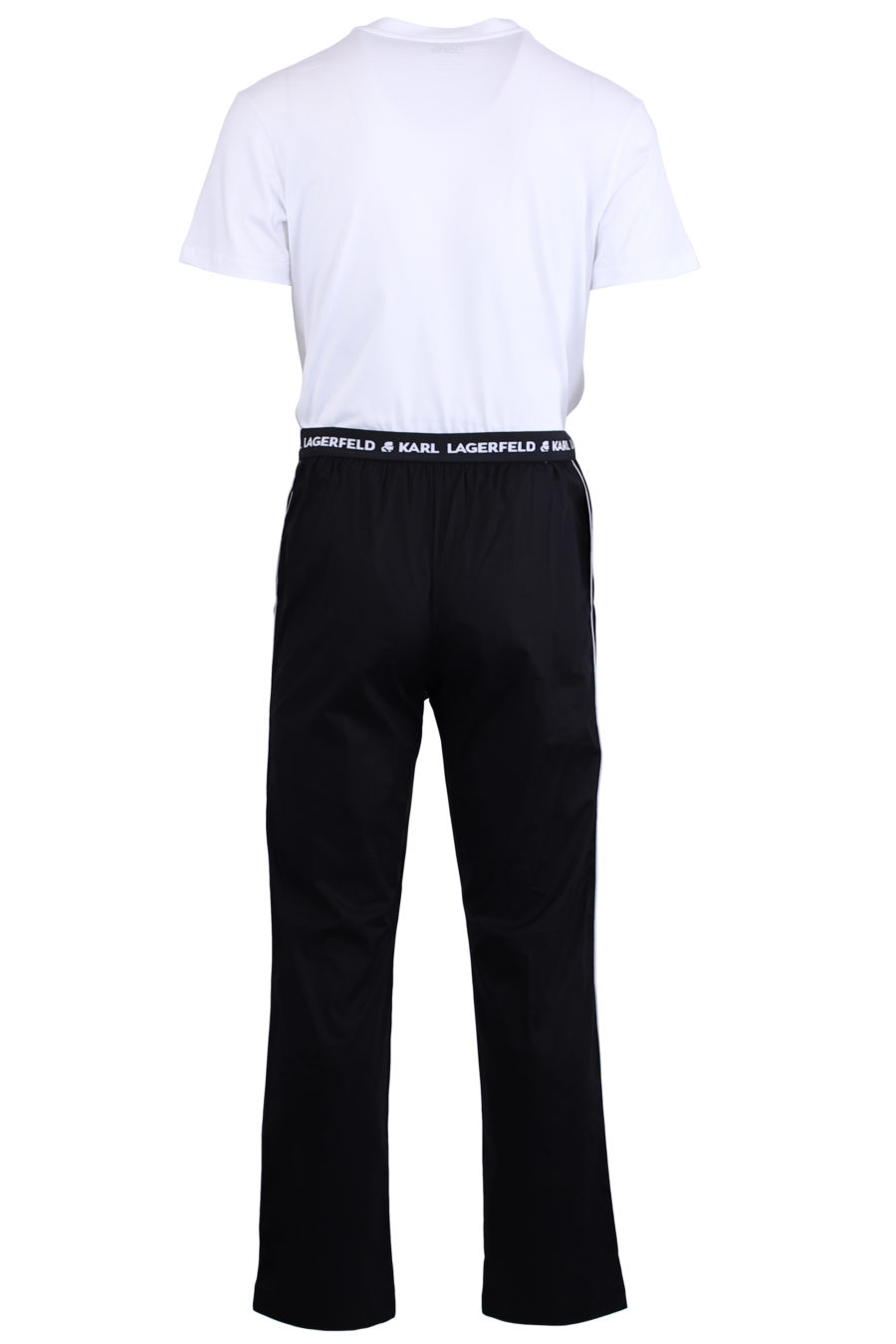 Conjunto de pijama preto e branco "ikonik" - IMG 0610