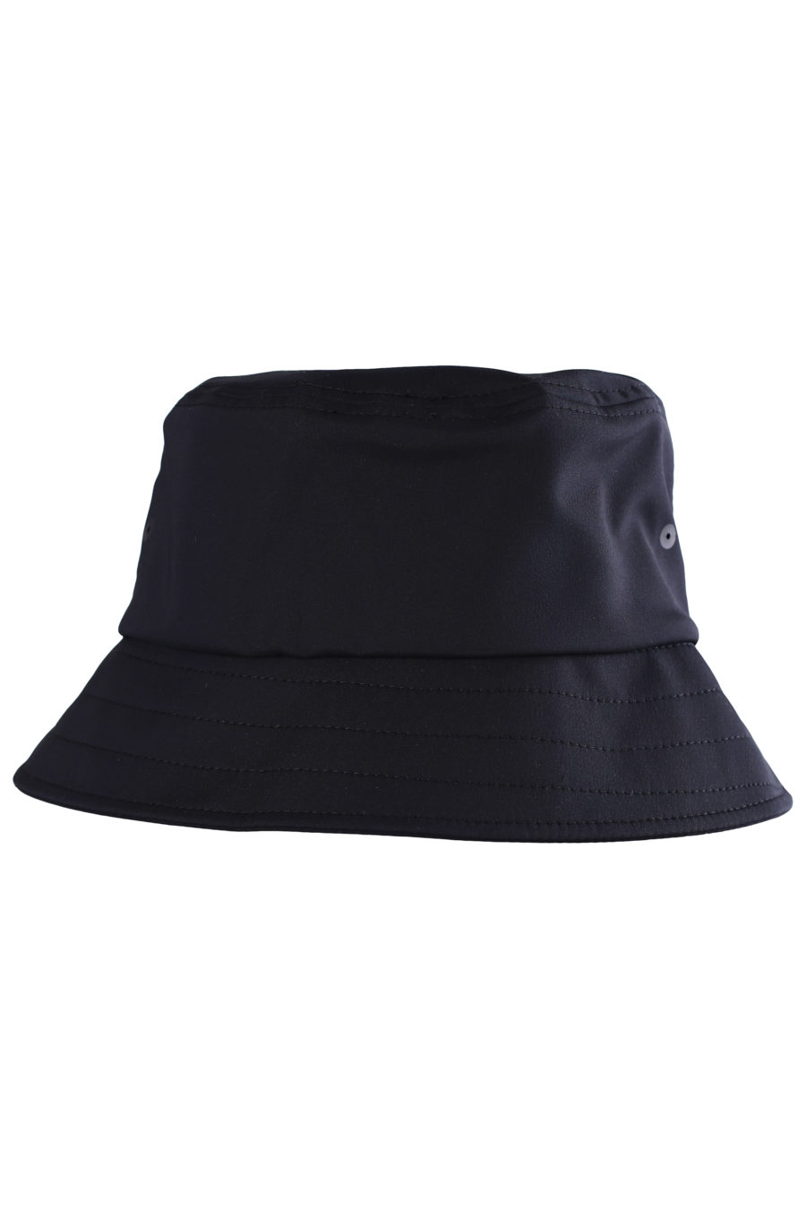 Sombrero de pescador negro con logotipo engomado "Karl" - IMG 0641