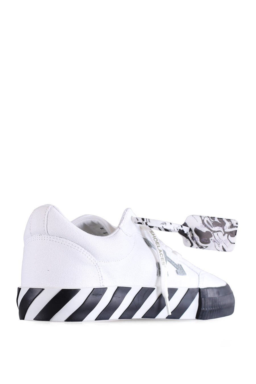 Zapatillas bajas "Vulcanized" de color blanco - IMG 0653