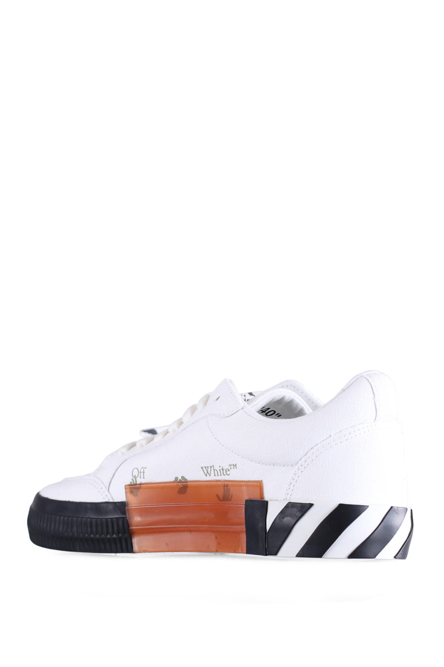 Zapatillas bajas "Vulcanized" de color blanco - IMG 0654