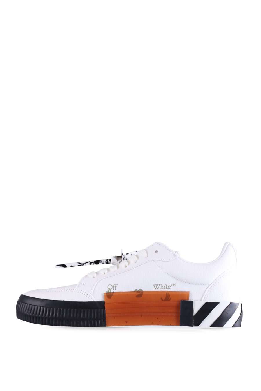 Zapatillas bajas "Vulcanized" de color blanco - IMG 0655