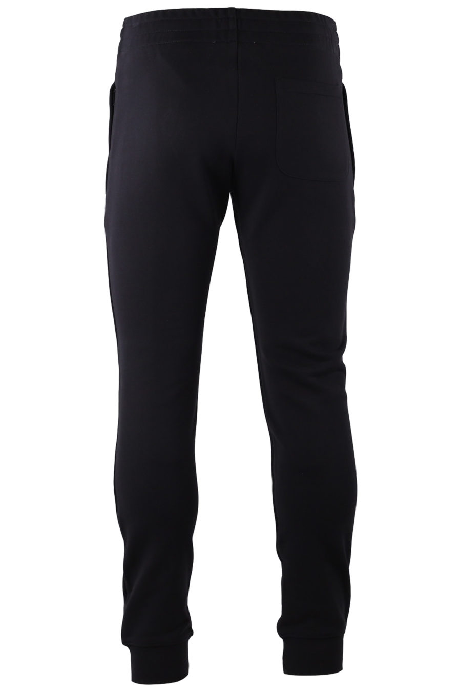 Pantalón de chándal negro con logo grande blanco - IMG 9196