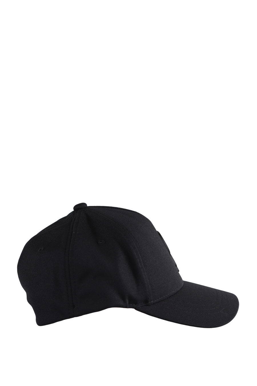Black cap with white rubberised "Karl" - IMG 9603