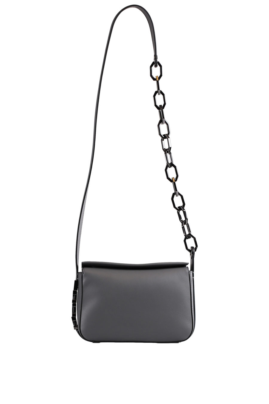 Grey shoulder bag with chain - IMG 9721