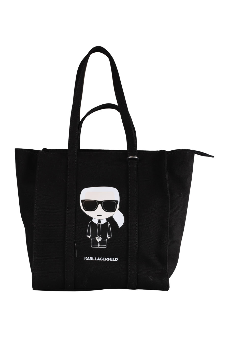 Black tote bag with "Karl" logo - IMG 9741