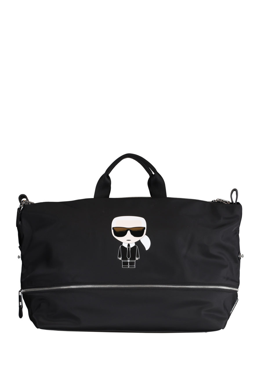 Black travel bag with "Karl" - IMG 9789