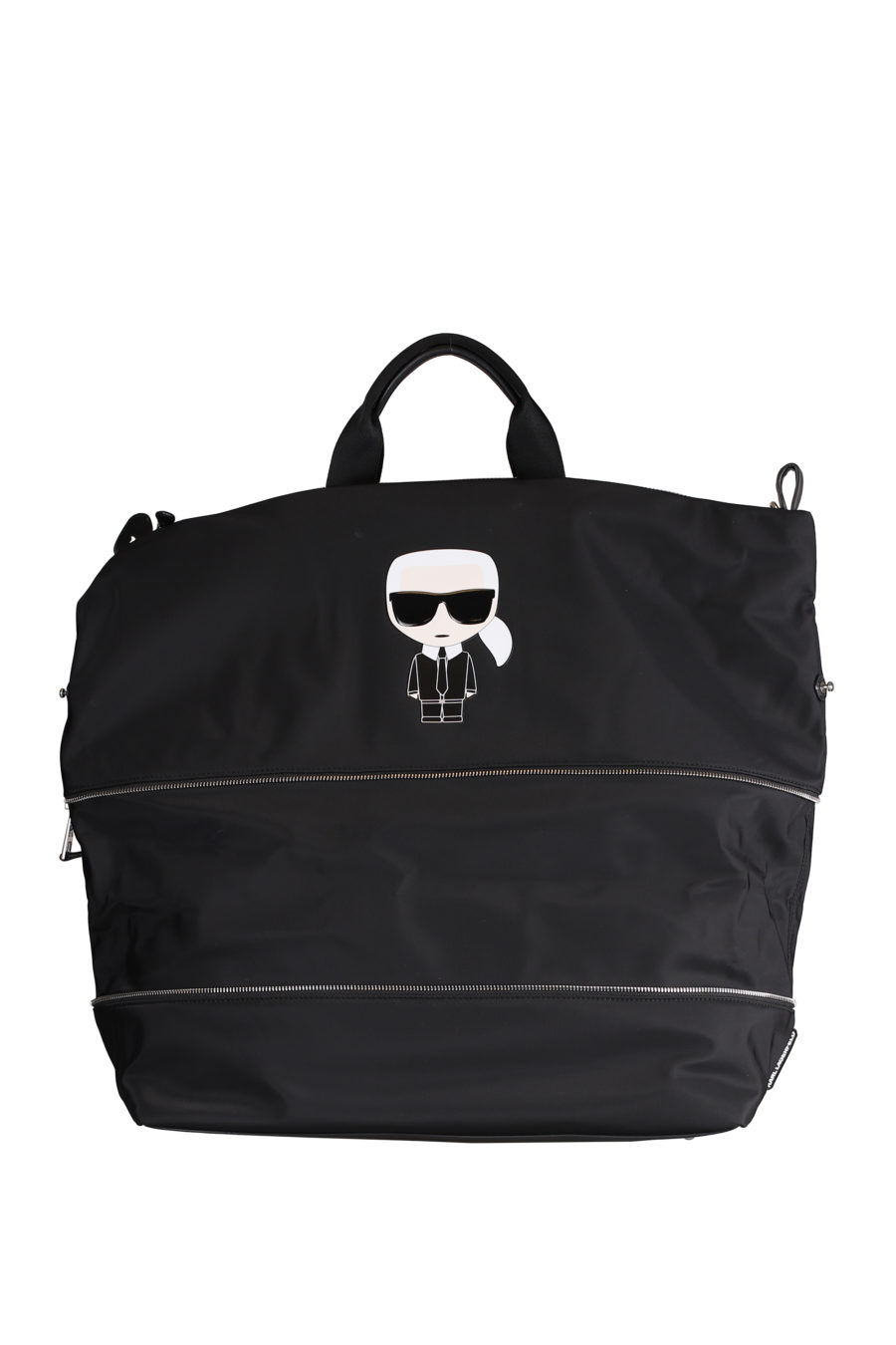 Black travel bag with "Karl" - IMG 9792