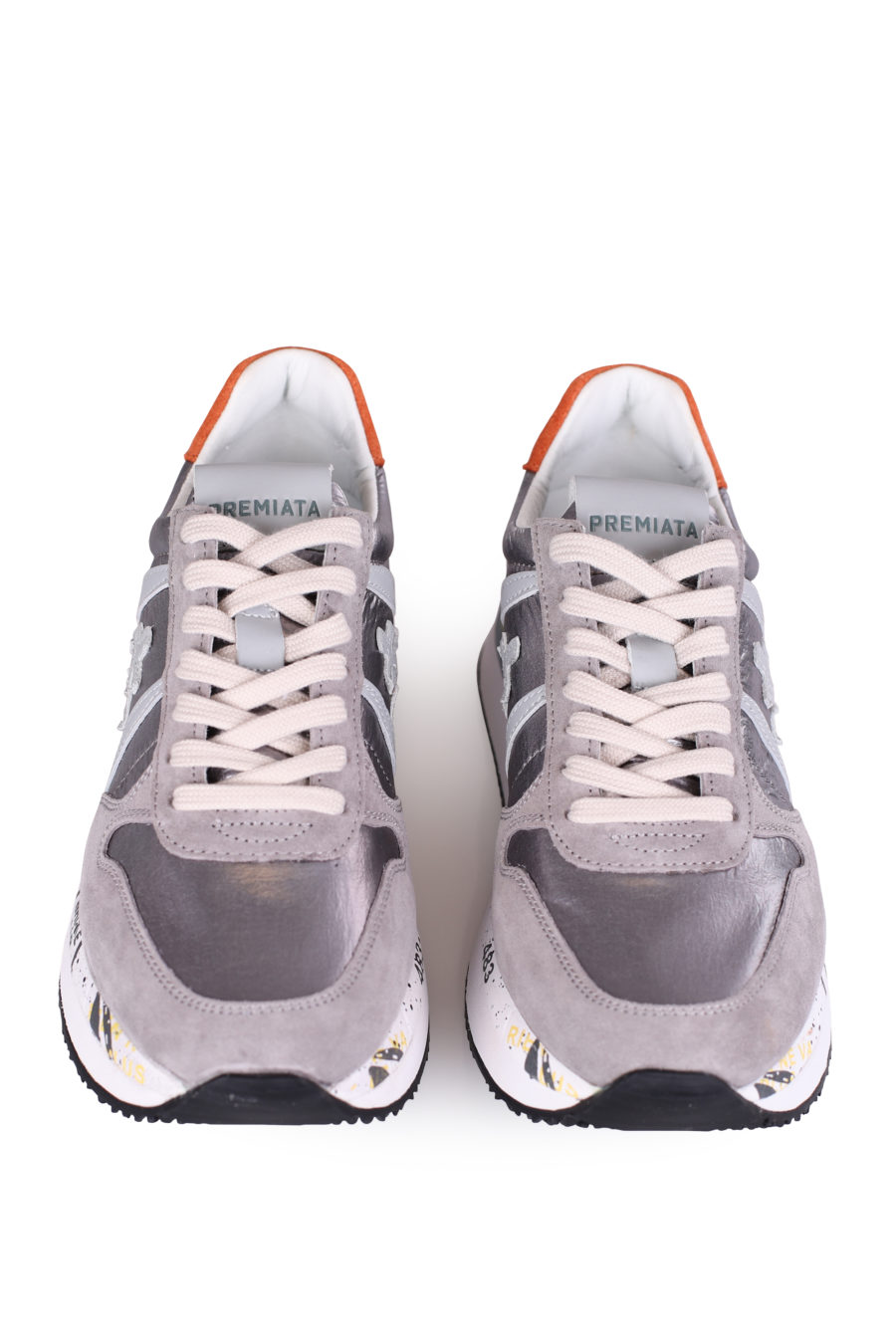 Zapatillas "Tris" gris y plateado - IMG 0001