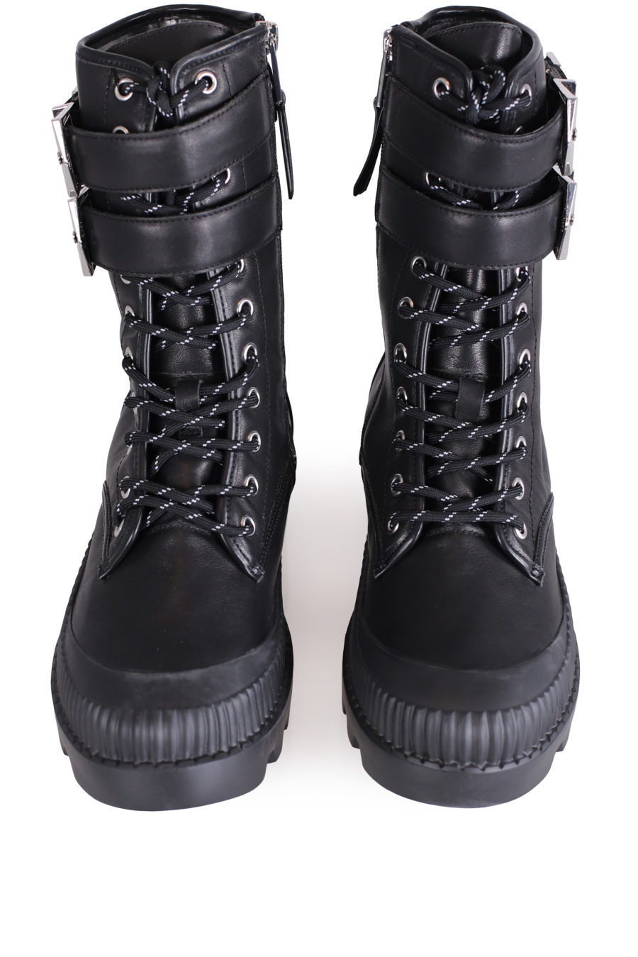 Trekka" boots in black with logo - IMG 0786