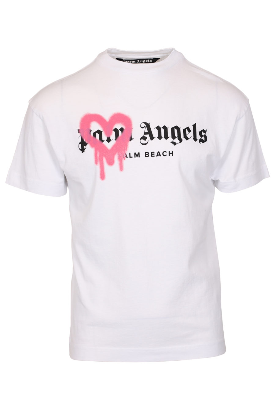 Weißes T-Shirt mit Palm Beach-Logo - IMG 1055