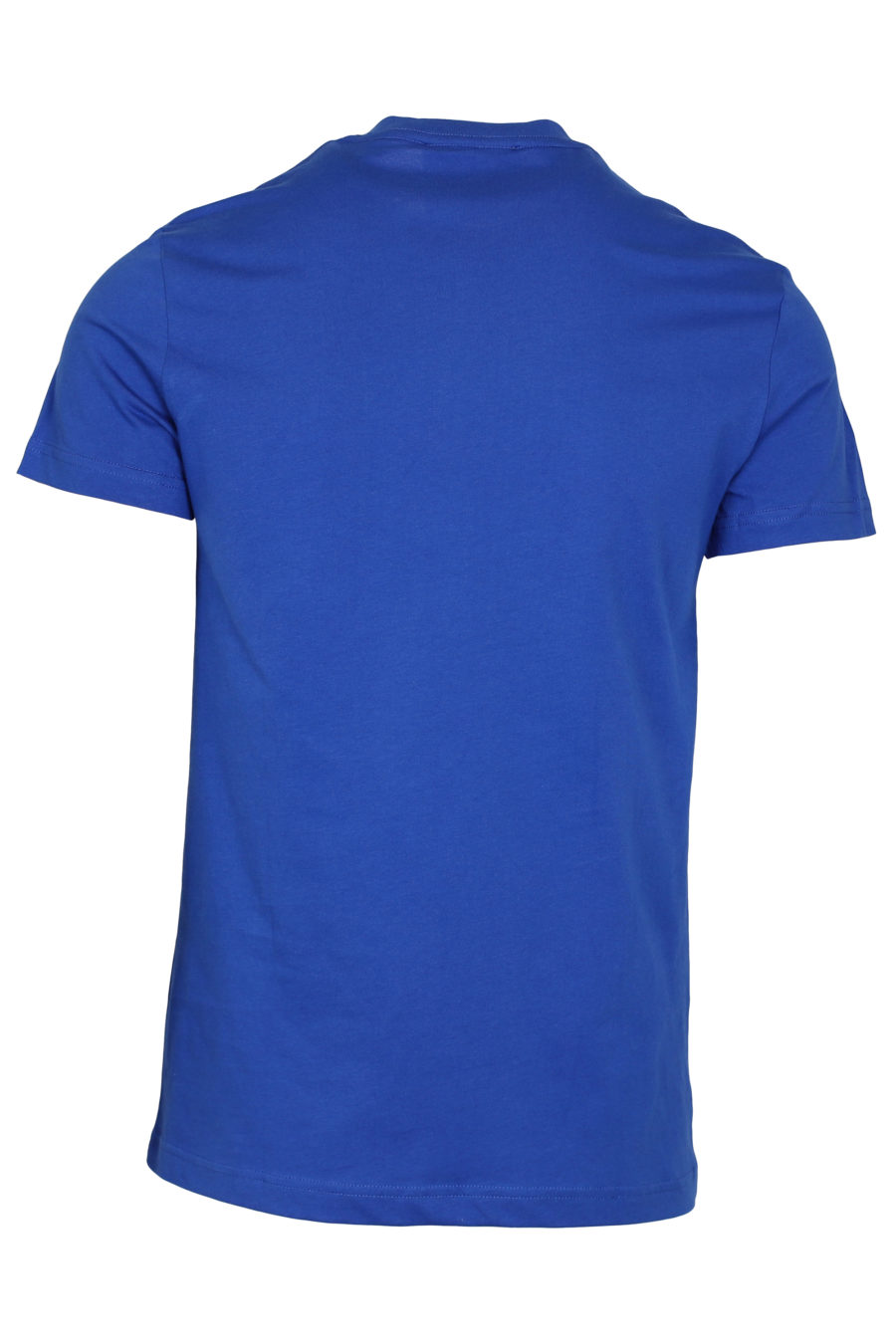 Camiseta azul con logotipo pequeño - IMG 9354