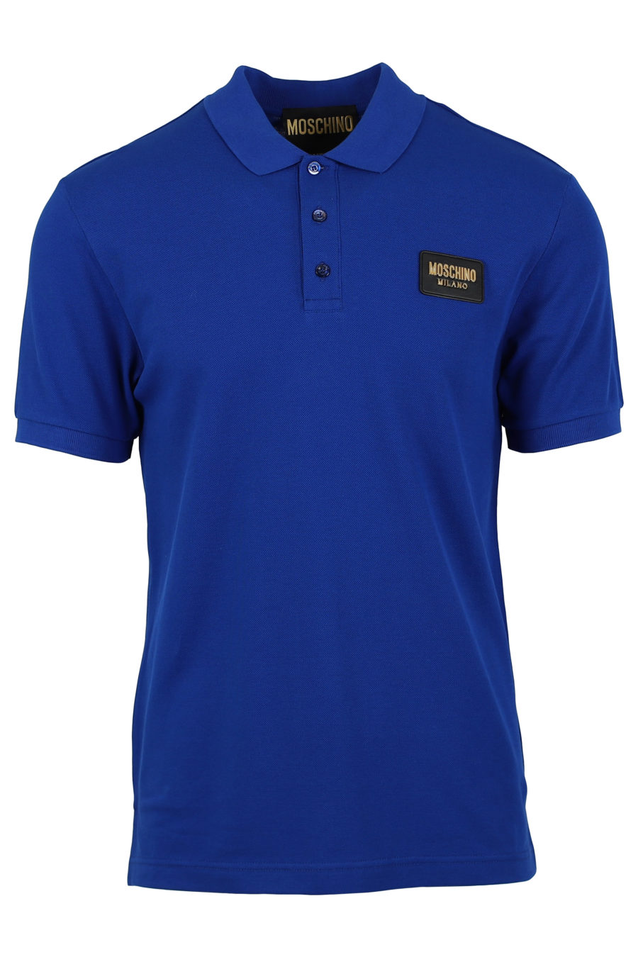 Blaues Poloshirt mit goldenem Logo - IMG 0929