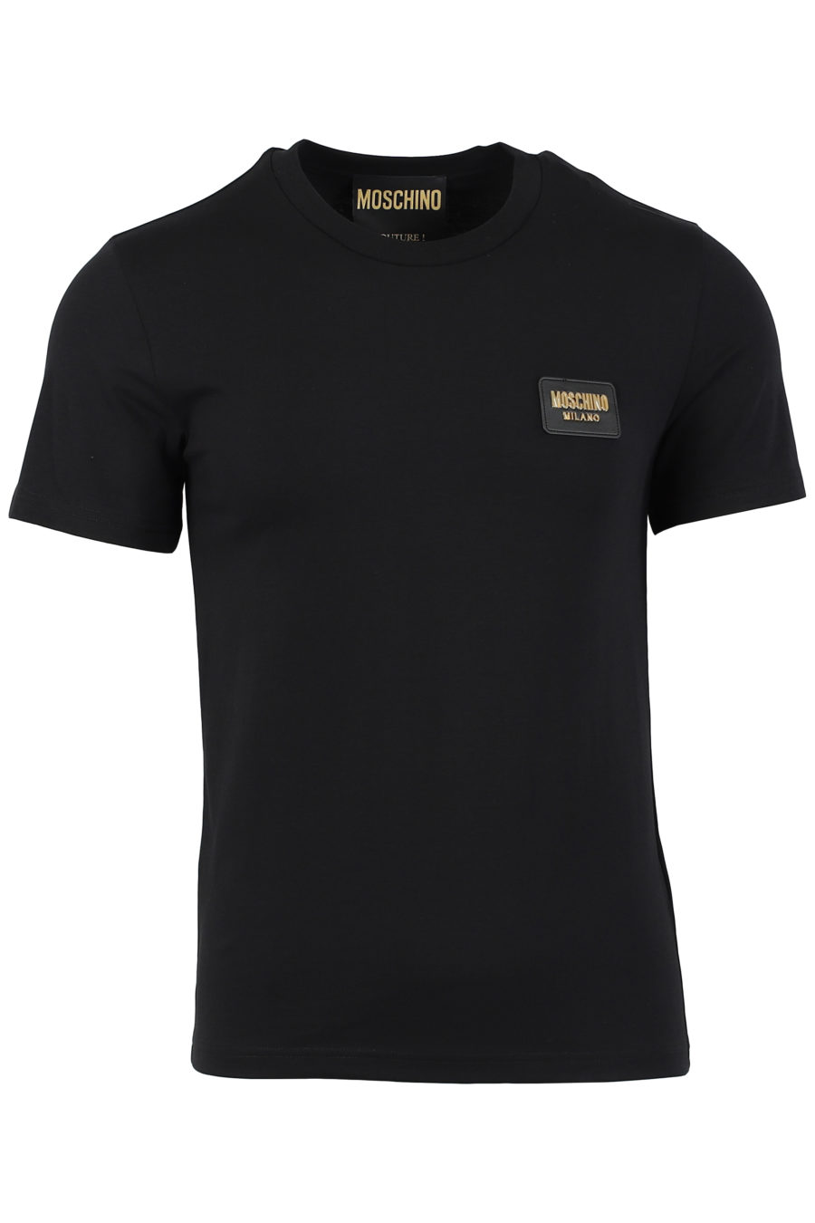 Camiseta negra logo en color oro - IMG 0940