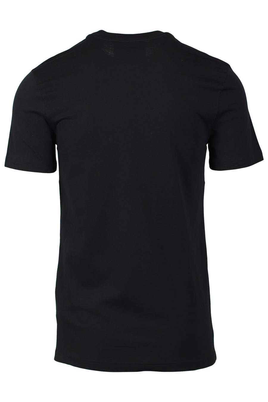 Camiseta negra logo blanco y negro - IMG 0946