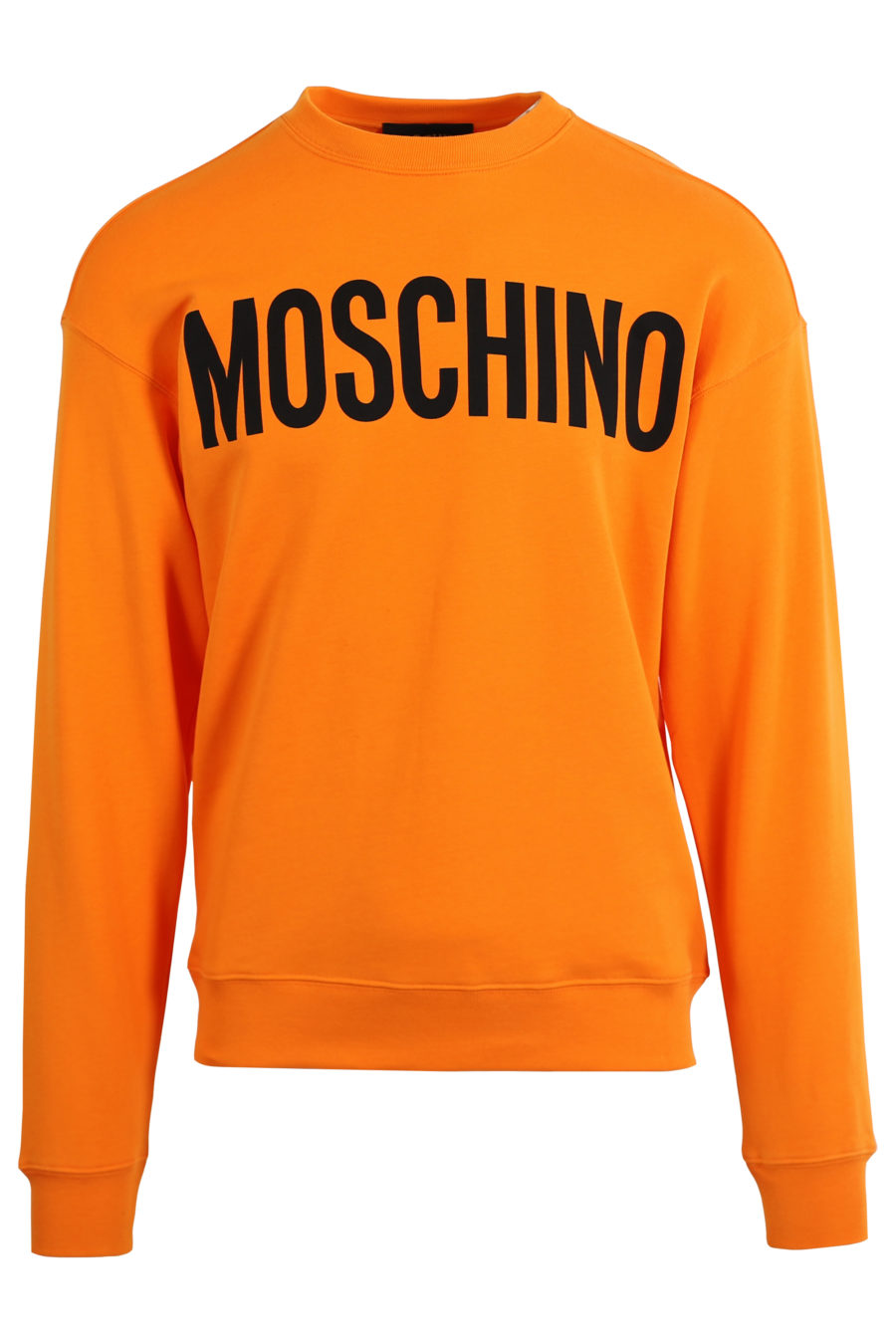 Sweatshirt orange großes Logo vorne - IMG 0991