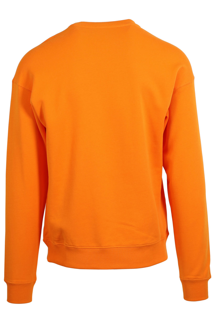 Sweatshirt laranja com logótipo grande à frente - IMG 0996