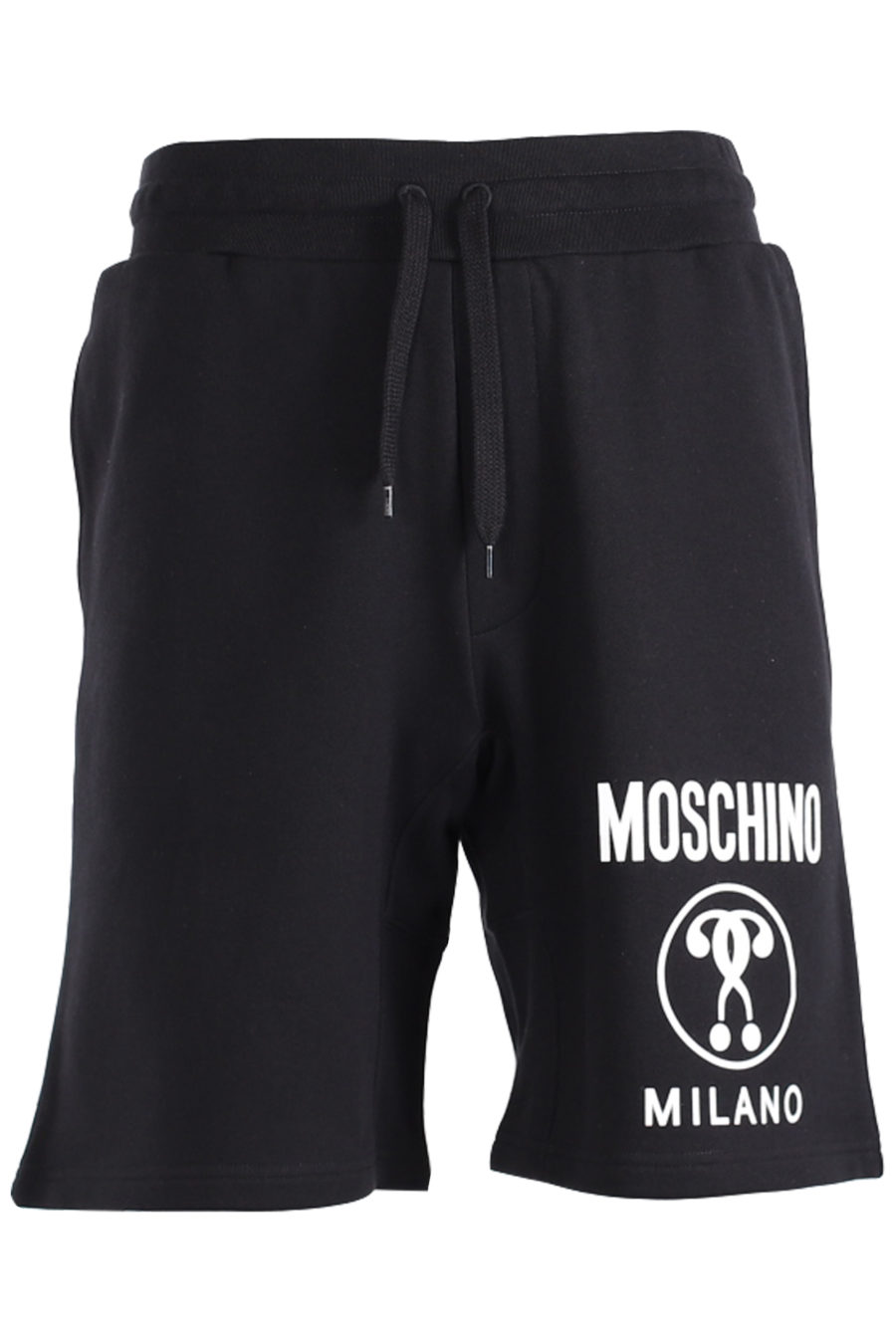 Schwarze Shorts mit weißem Logo vorne - IMG 1415