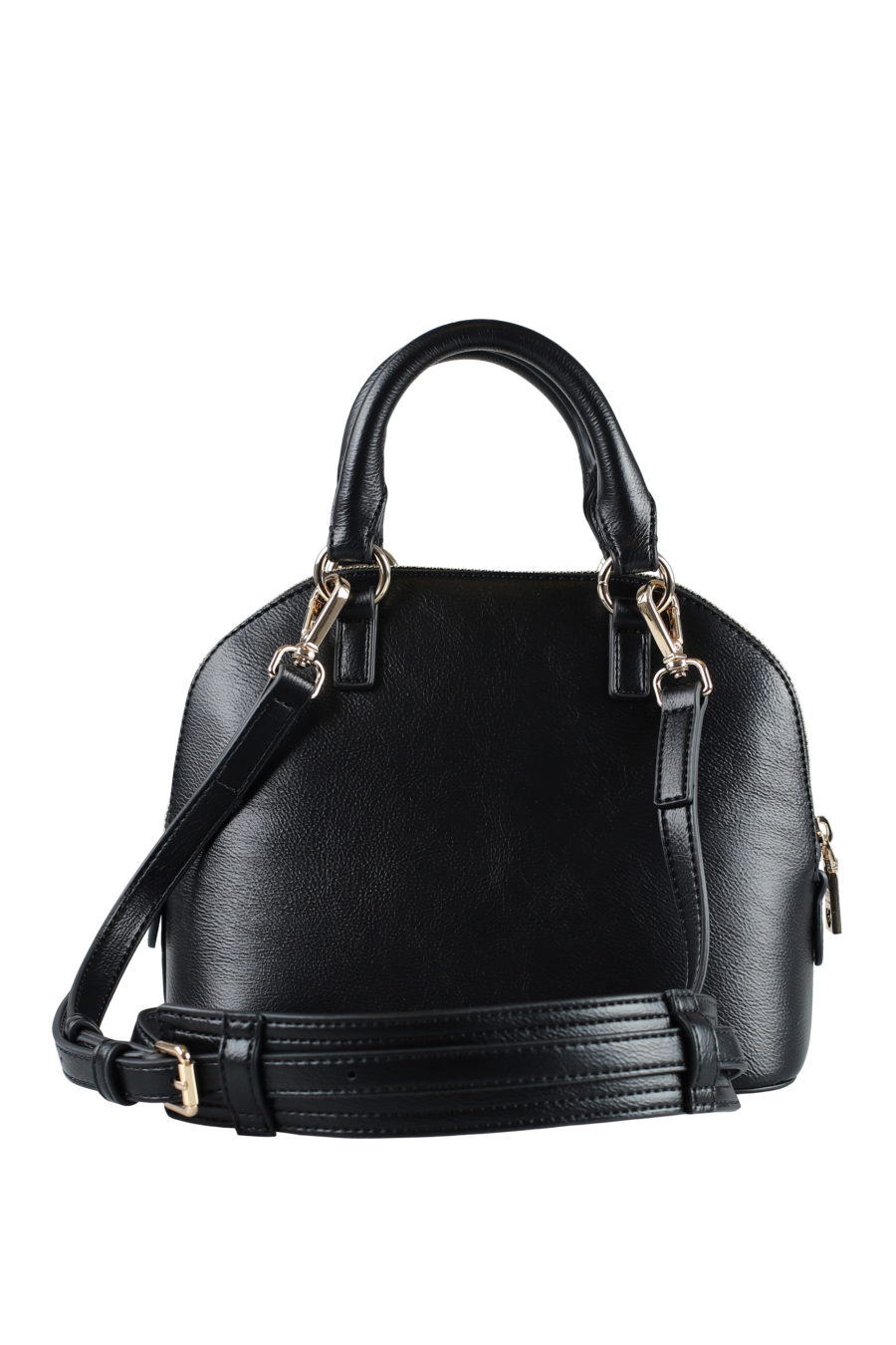 Black handbag with embroidered logo - IMG 1592