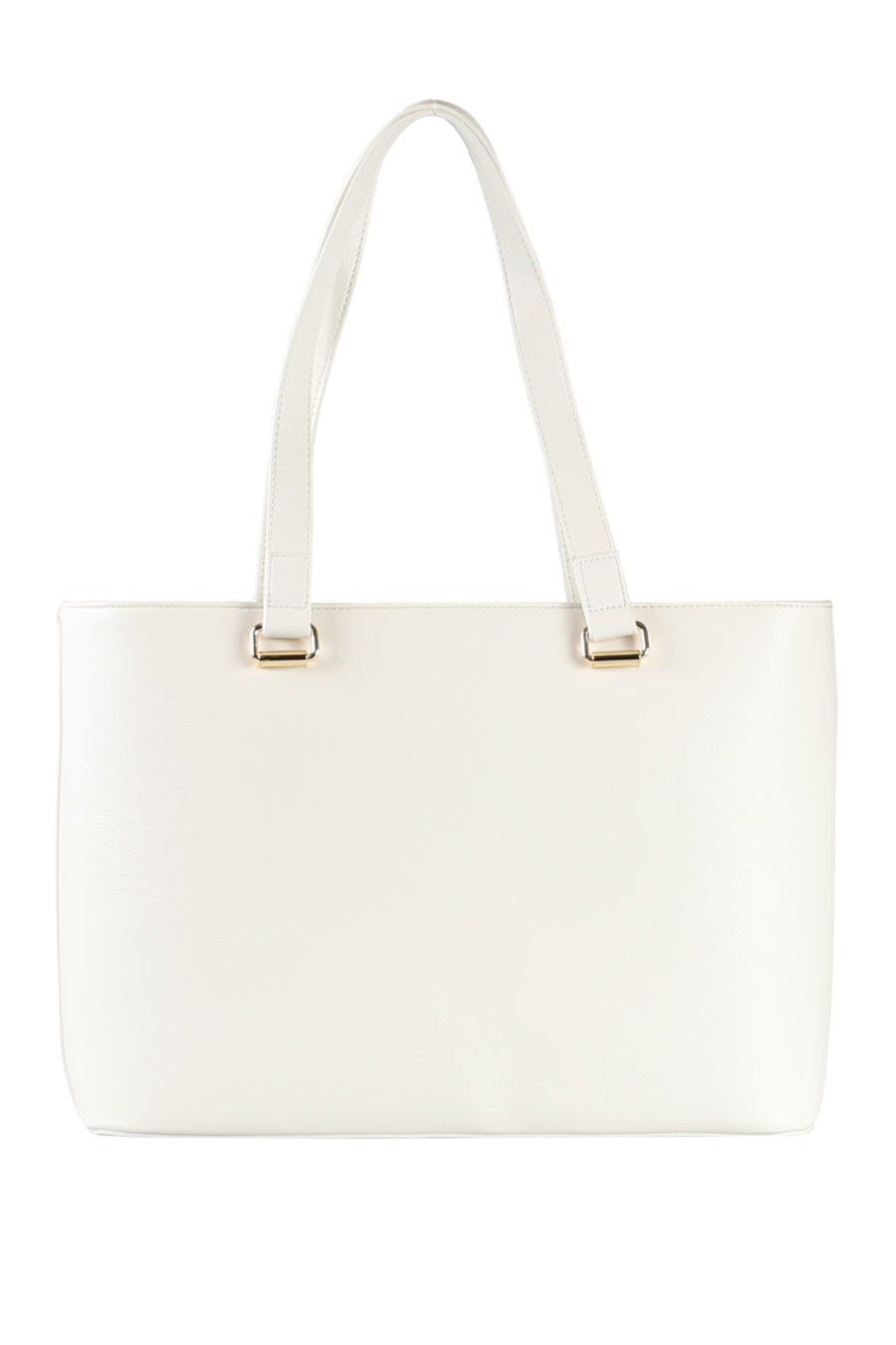 Weiße "Shopper"-Tasche mit gesticktem Logo - IMG 1603