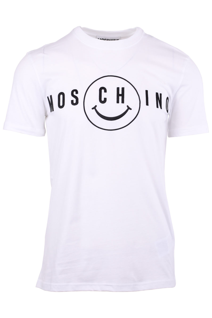 Camiseta blanca "Smiley" con logo bordado - IMG 9961