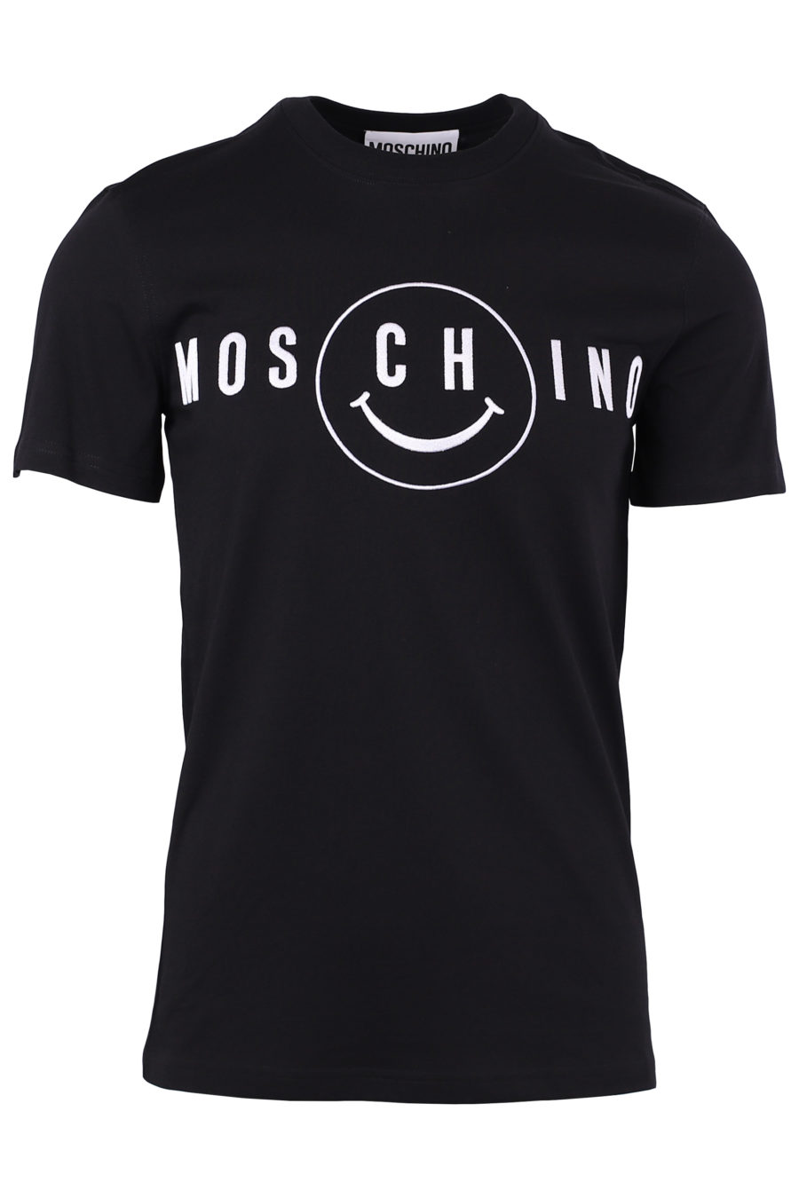 Camiseta negra "Smiley" con logo bordado - IMG 9995