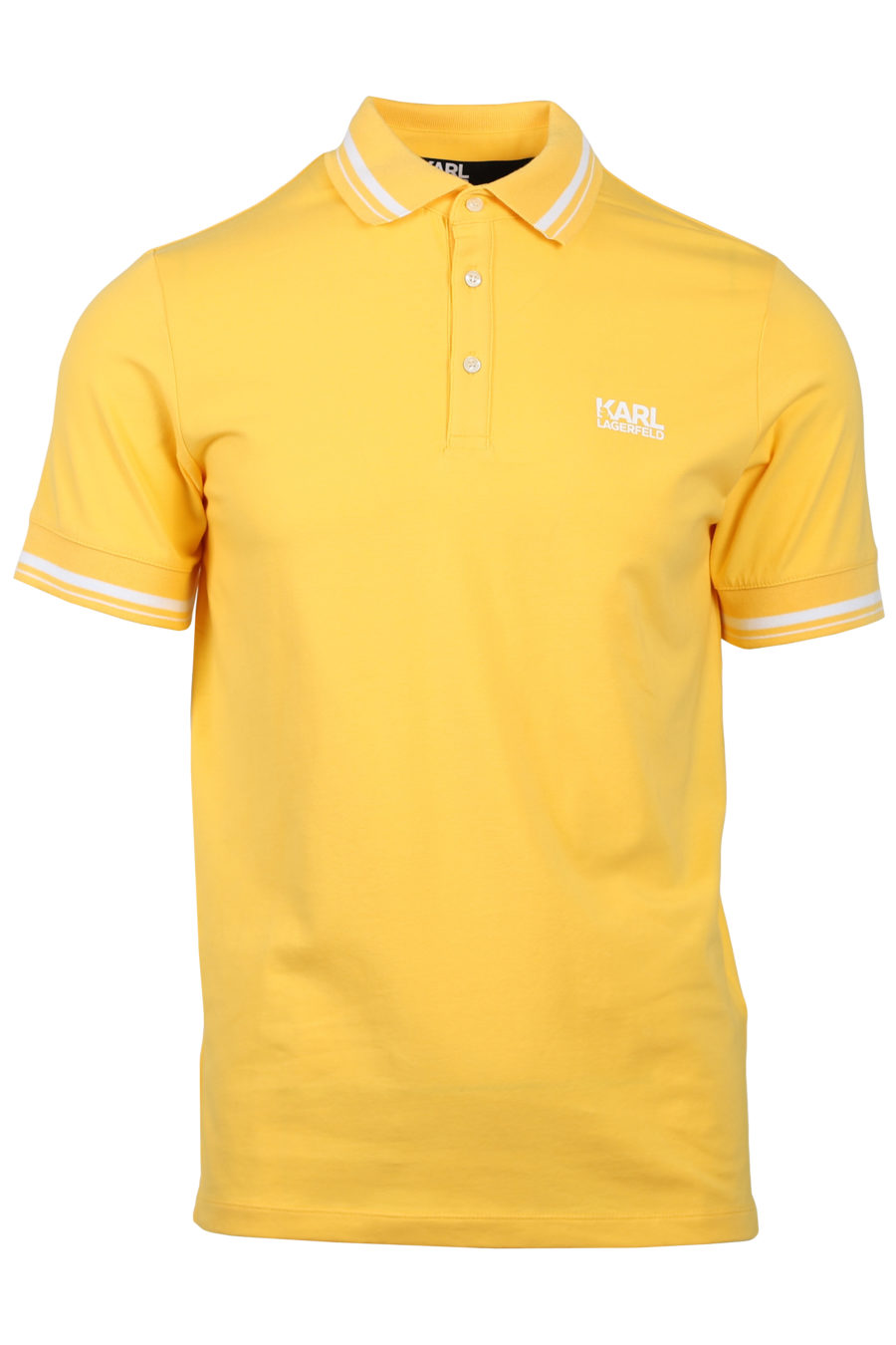 Polo jaune logo blanc - IMG 2027