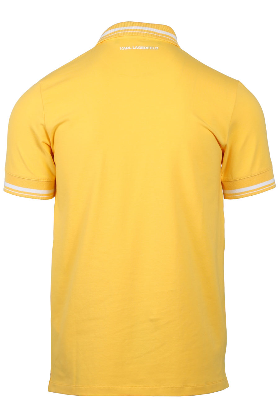 Polo shirt yellow logo white - IMG 2031