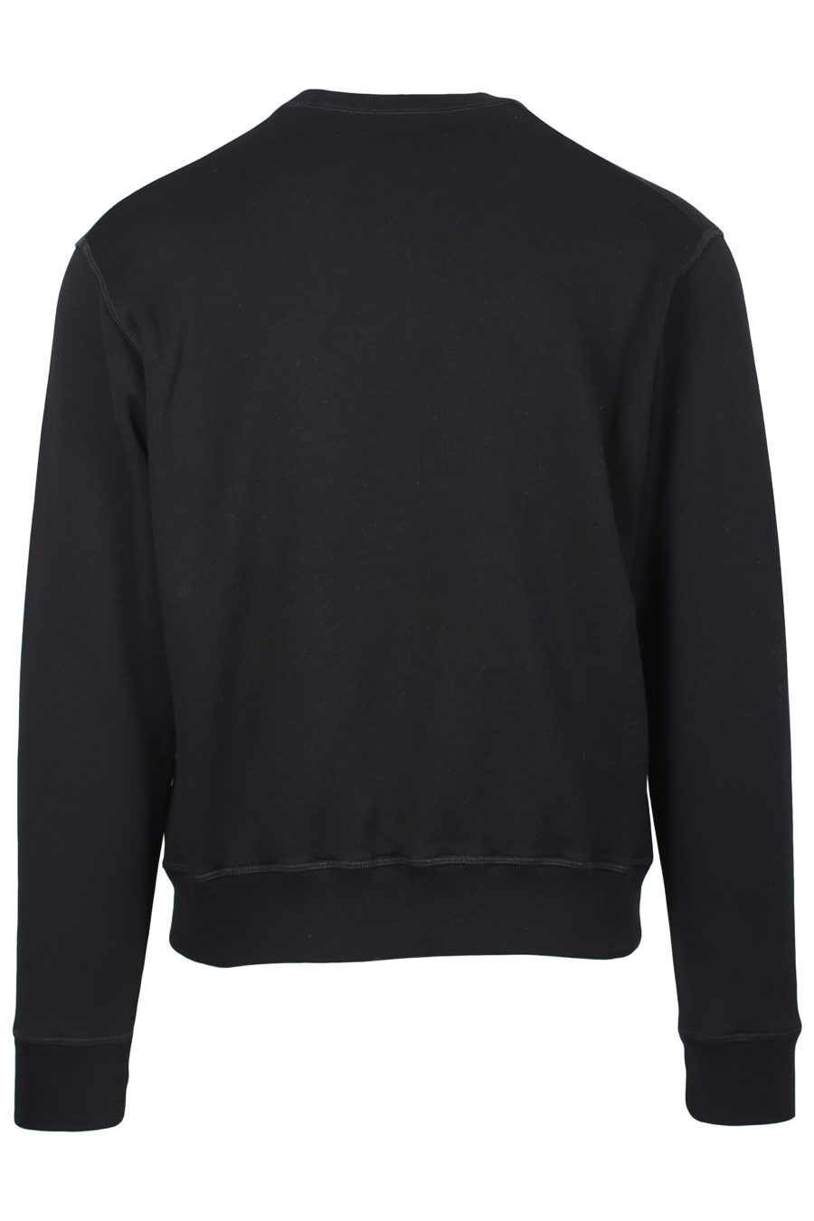 Schwarzes Sweatshirt mit vertikalem "Icon"-Logo - IMG 2264