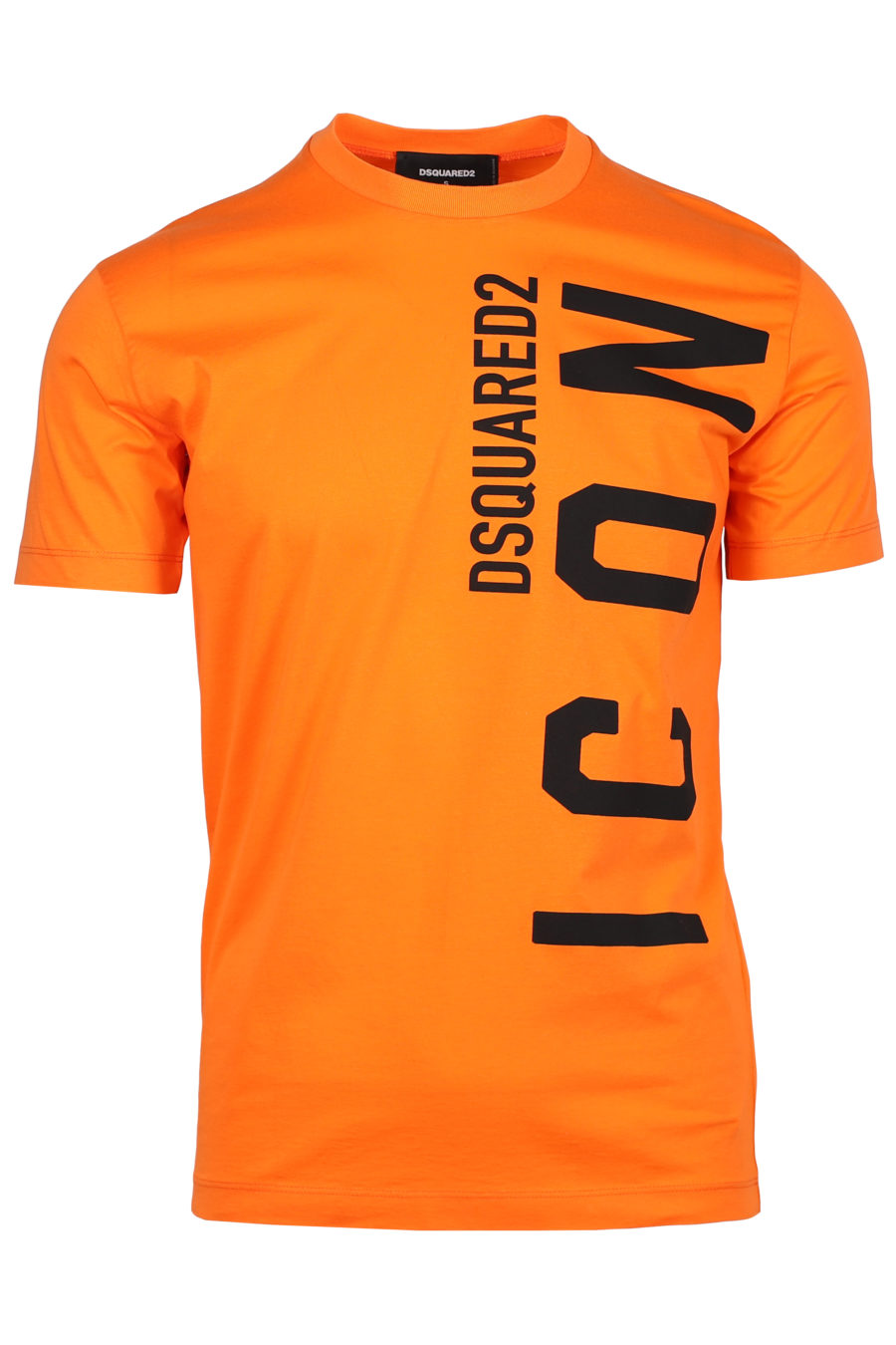 Camiseta naranja con logo "Icon" vertical” - IMG 2324