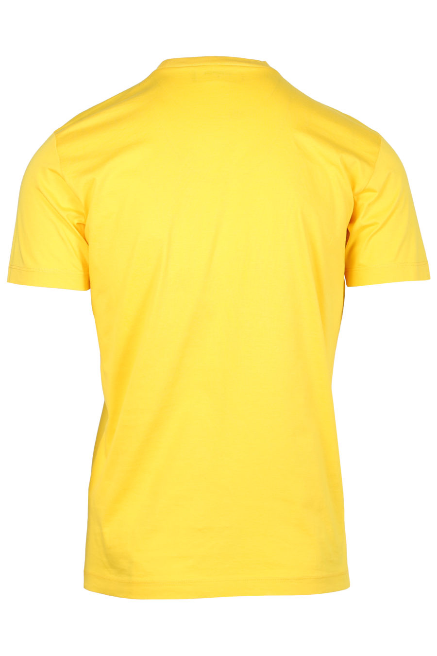 Yellow T-shirt with "Icon Spray" logo - IMG 2330