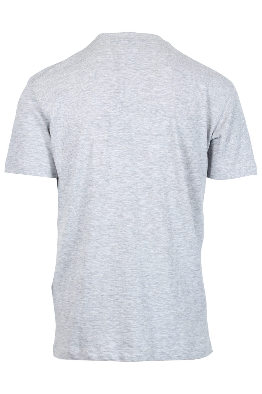 Grey T-shirt with spray logo - IMG 2374