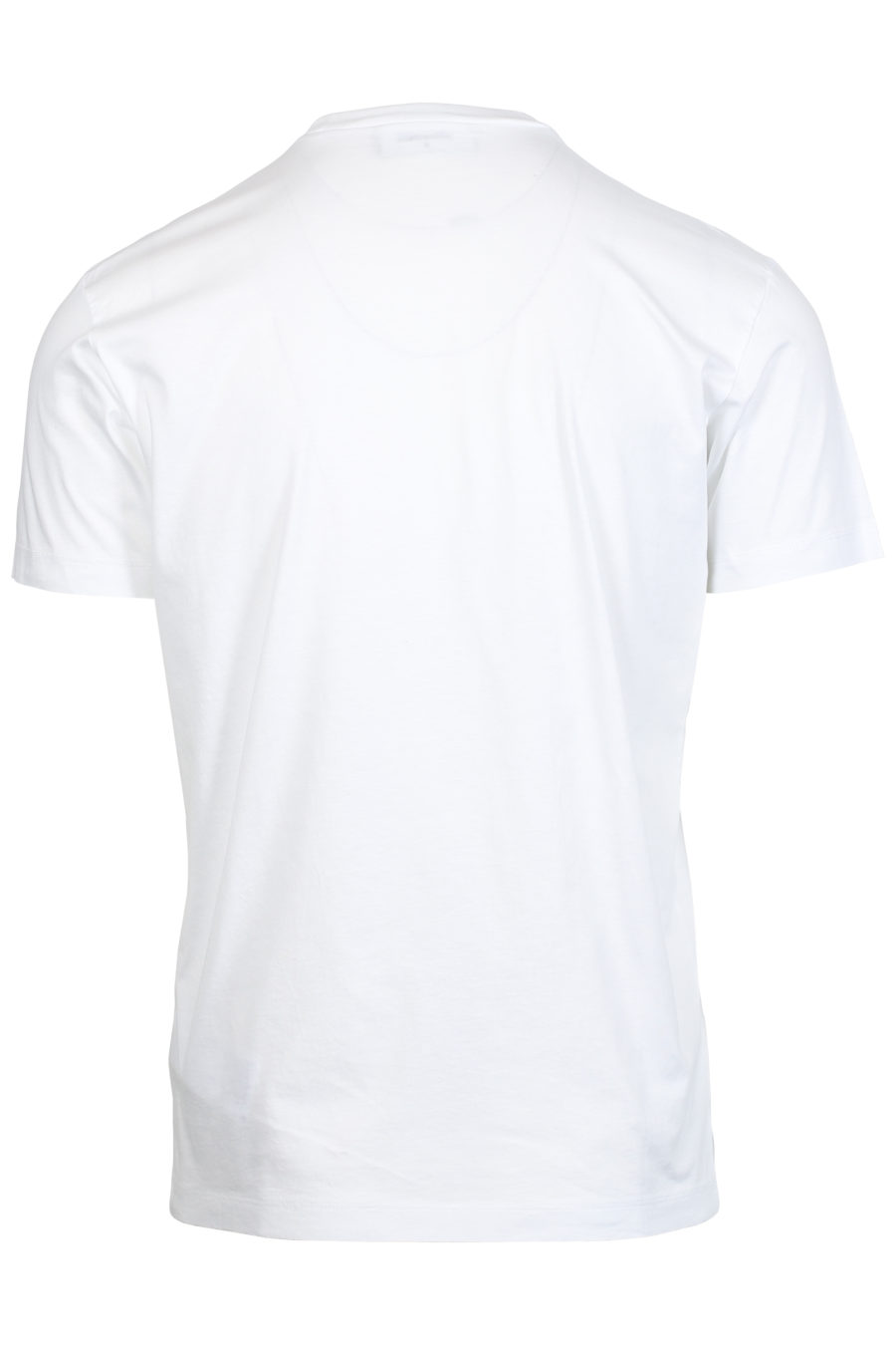 Weißes T-Shirt mit Blattaufdruck - IMG 2405