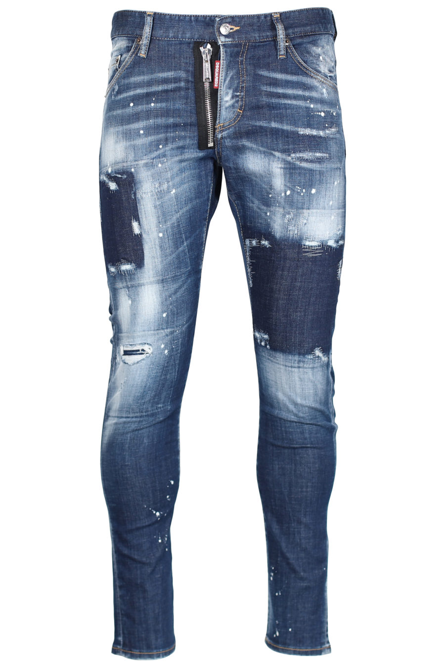 Jeans "Sexy twist jean" bleu avec fermeture éclair - IMG 2449