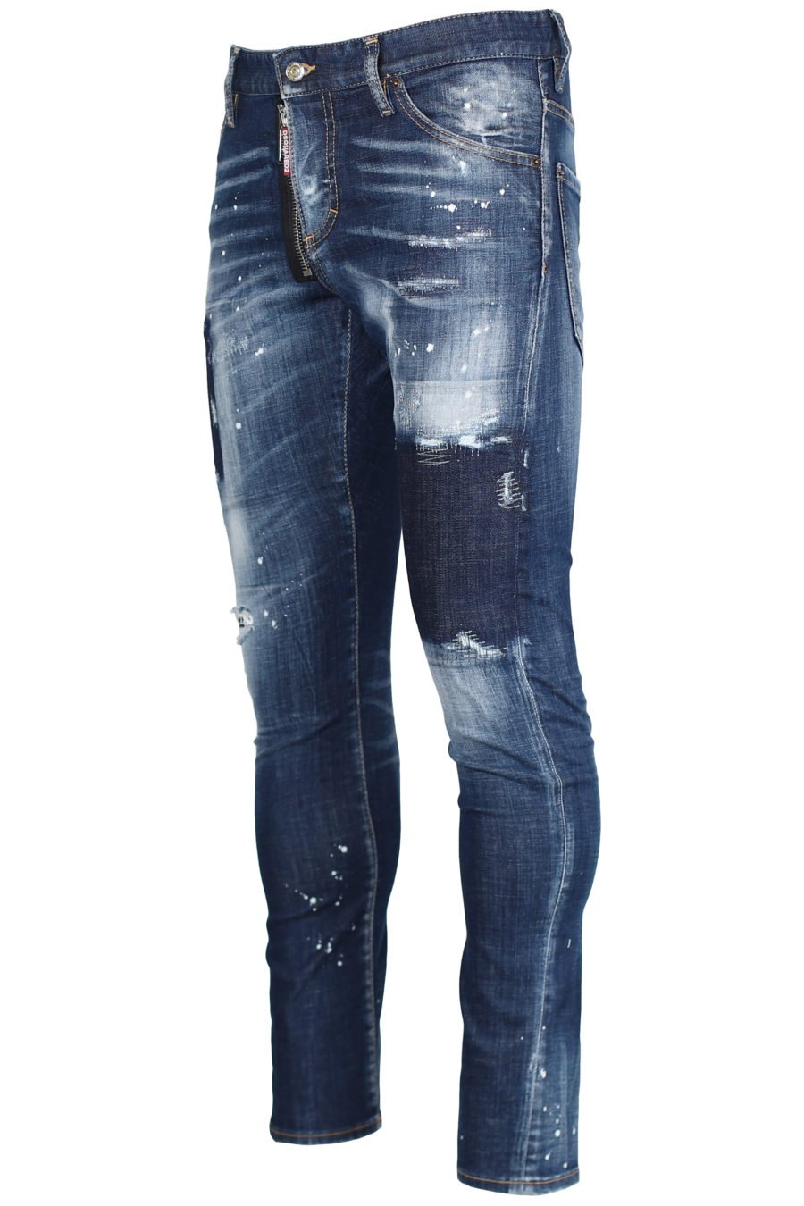 Jeans "Sexy twist jean" bleu avec fermeture éclair - IMG 2453