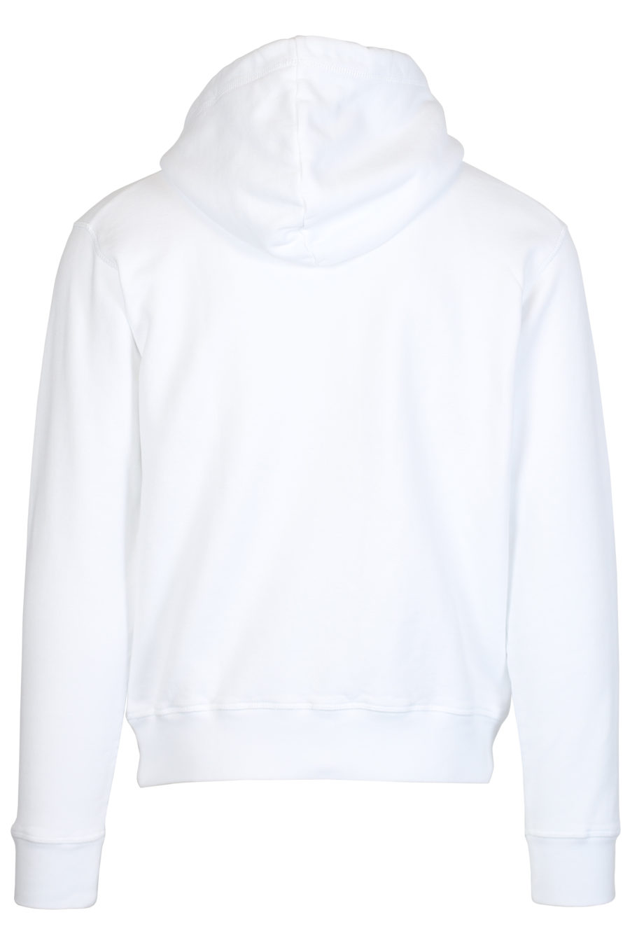 Sudadera blanca con capucha y logo pequeño "Ceresio 9" - IMG 2467 1