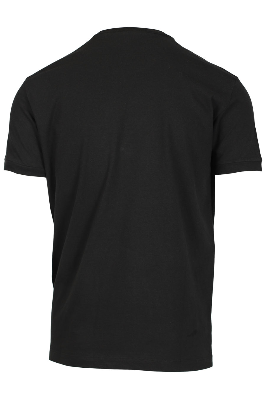 Schwarzes T-Shirt mit kleinem Aufdruck - IMG 2555