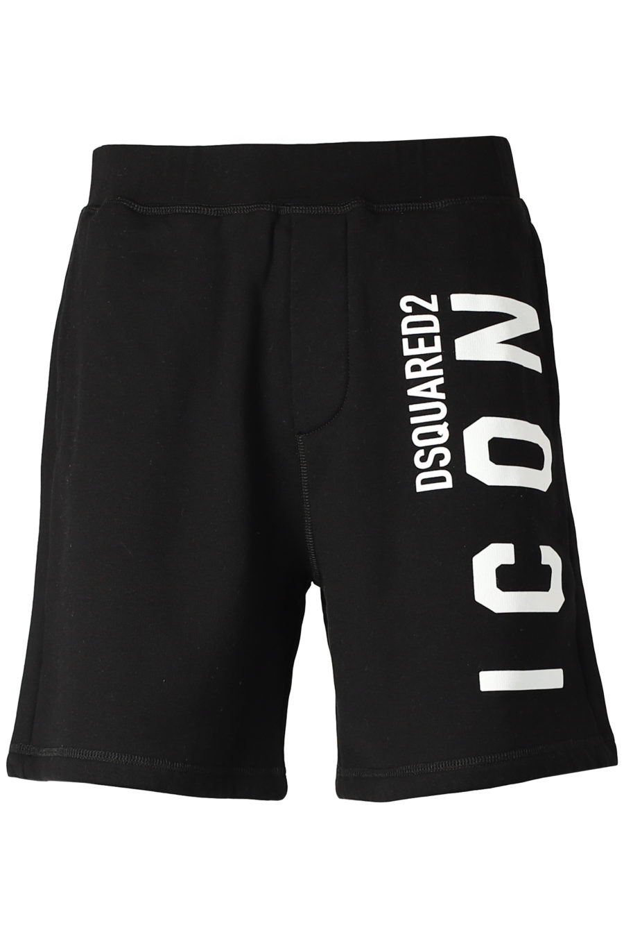 Black shorts with vertical "Icon" logo - IMG 2596