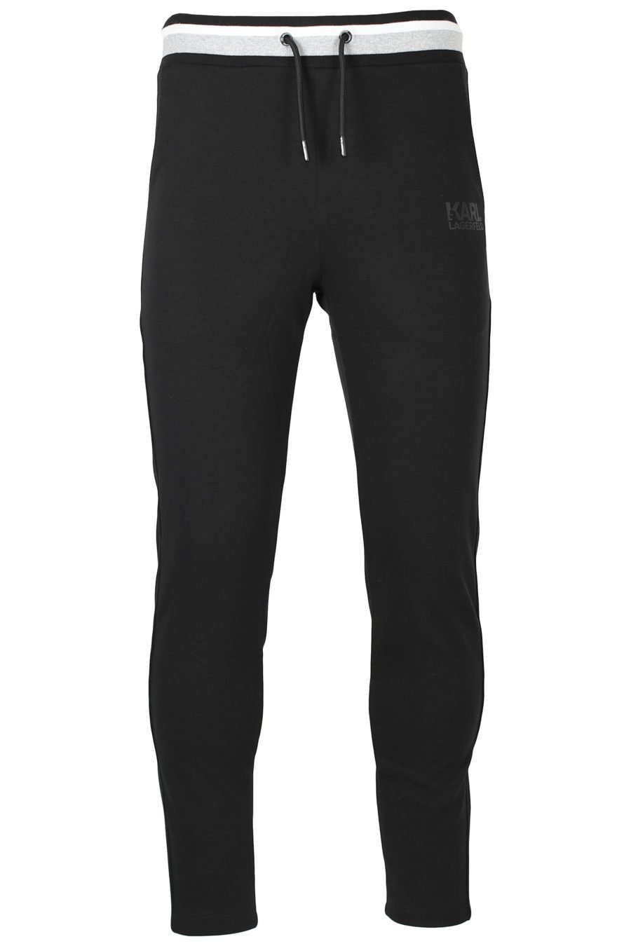Pantalón de chándal negro con líneas - IMG 2600