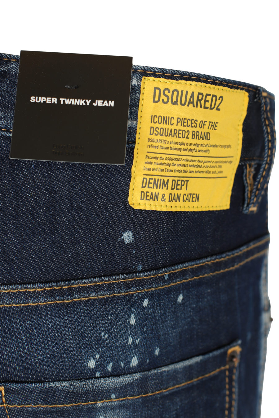Pantalón vaquero "Super twinky jean" de color azul oscuro - IMG 2641