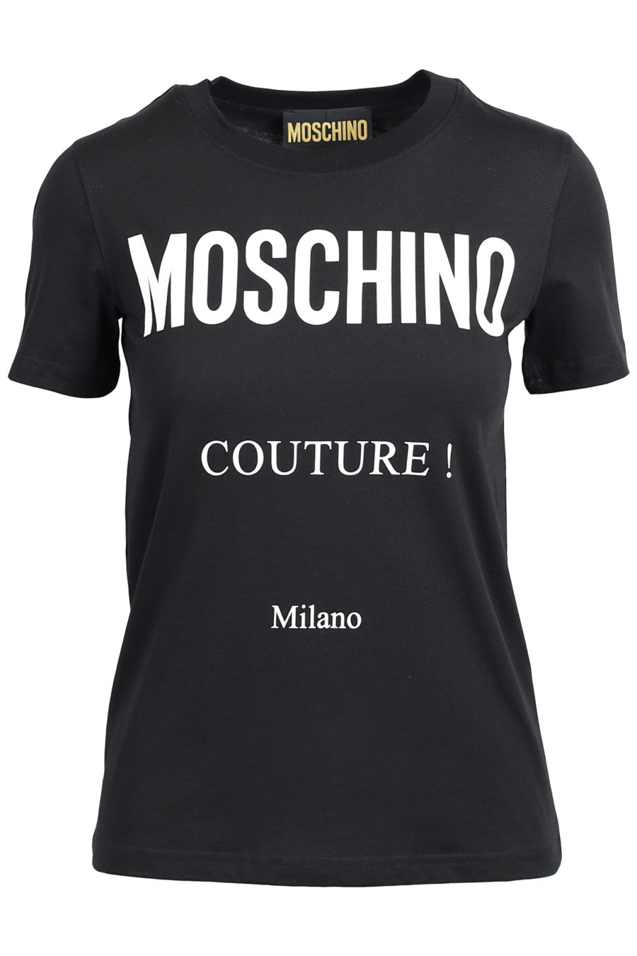 Camiseta negra de manga corta "Couture" - IMG 2050