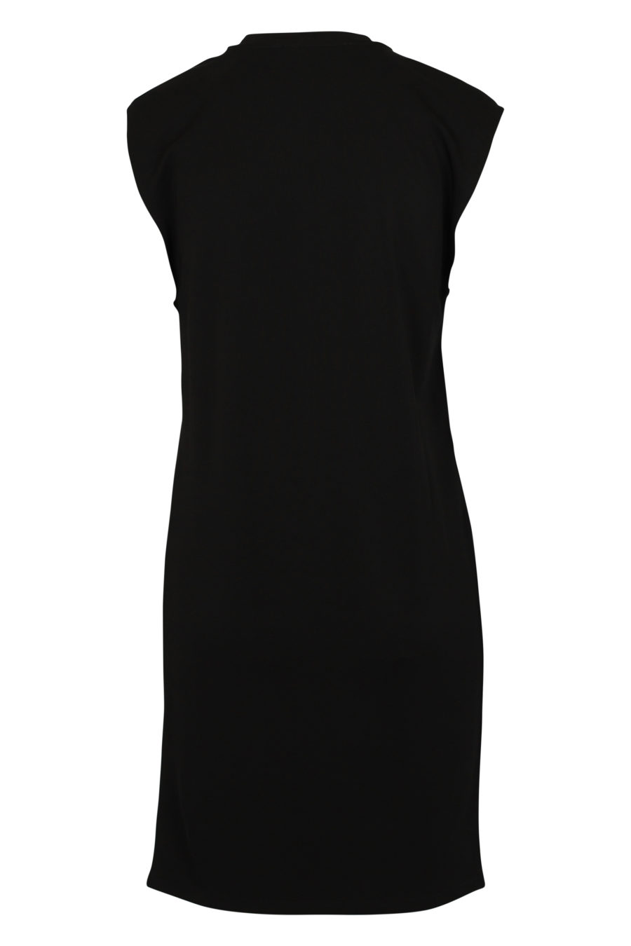 Vestido de malha preto com ombreiras - IMG 3051