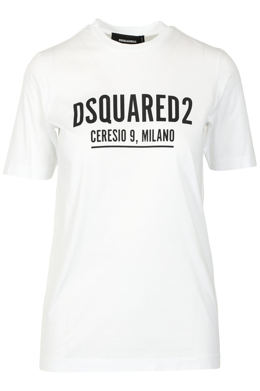 Ceresio Milano" weißes T-Shirt mit kurzen Ärmeln - IMG 3274