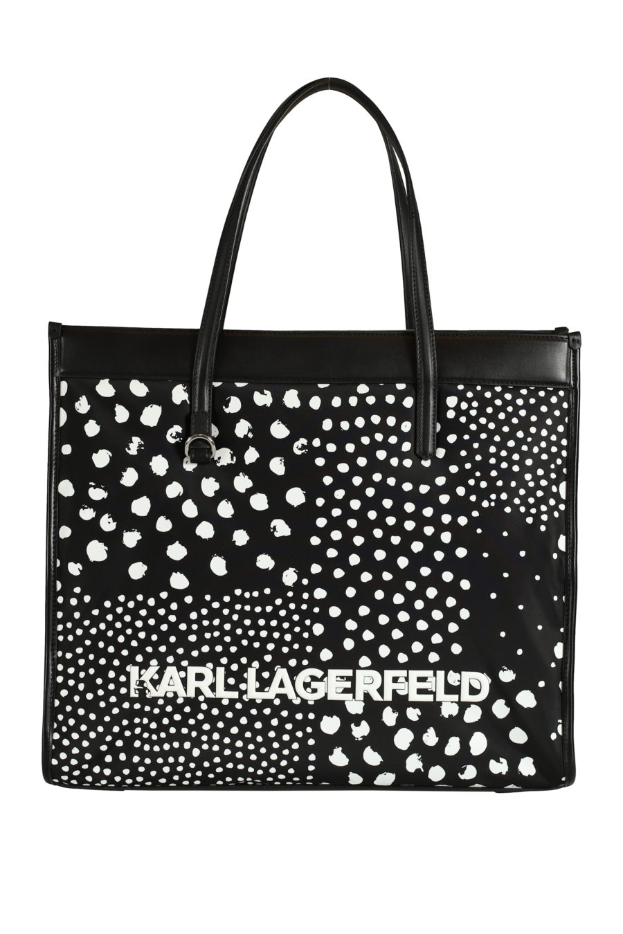 Large black polka dot bag - IMG 3556
